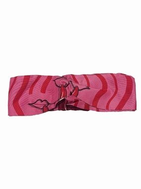 Valentino Lipstick Print Silk Headband Scarf 💄